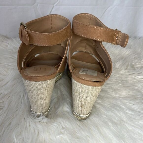 Apt. 9 Kohl's Brown Business Wedge Dress Sandals Sz 9.5 - Picture 4 of 7